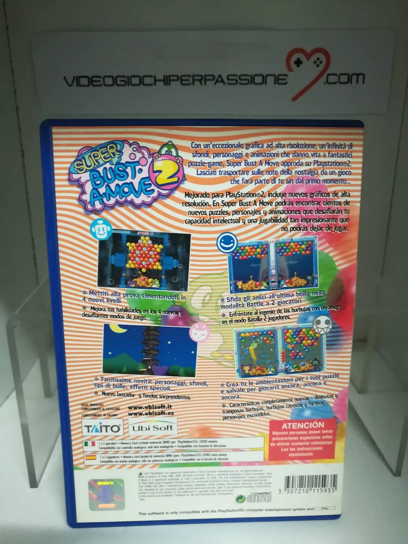 SUPER BUST A MOVE 2 PS2 (usato garantito)