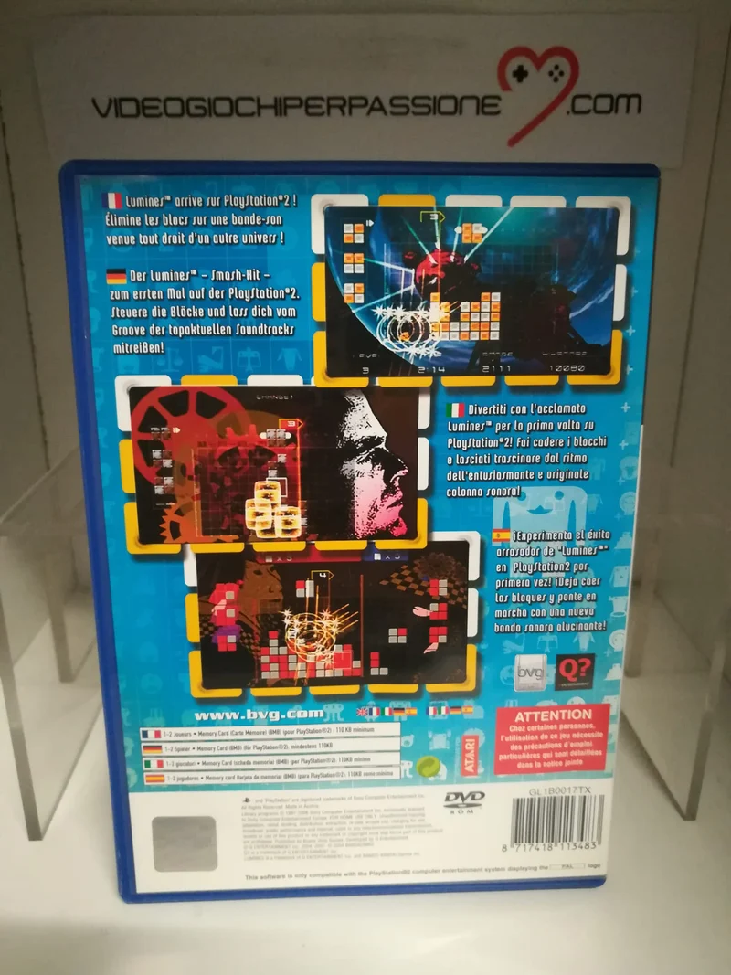 LUMINES PLUS PS2 (usato garantito)(versione europea)