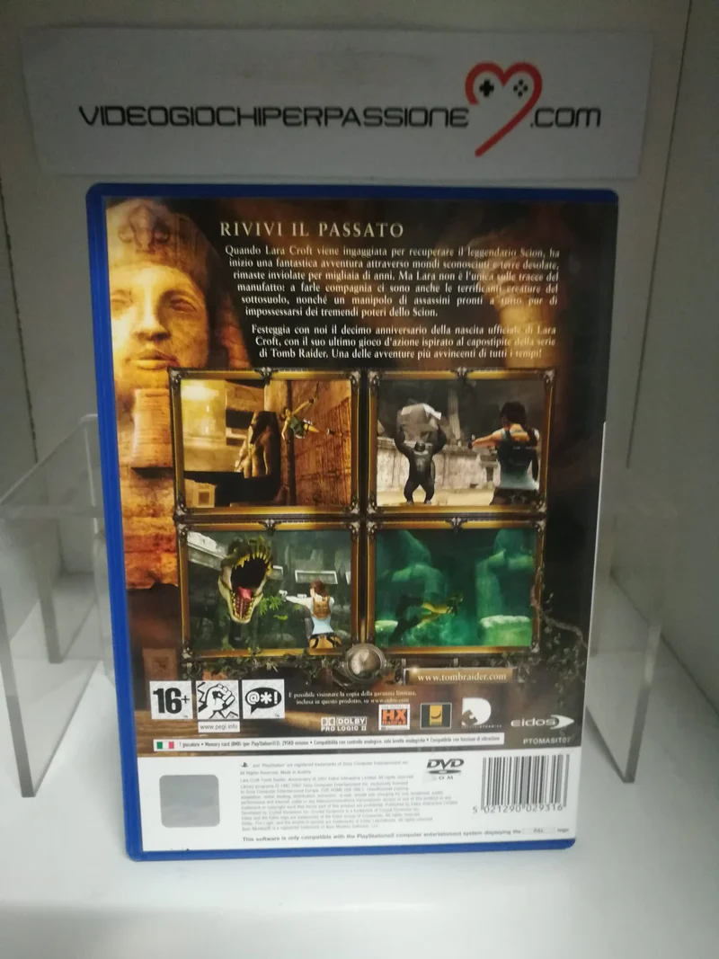 LARA CROFT TOMB RAIDER ANNIVERSARY PS2 (usato garantito)(v. italiana)