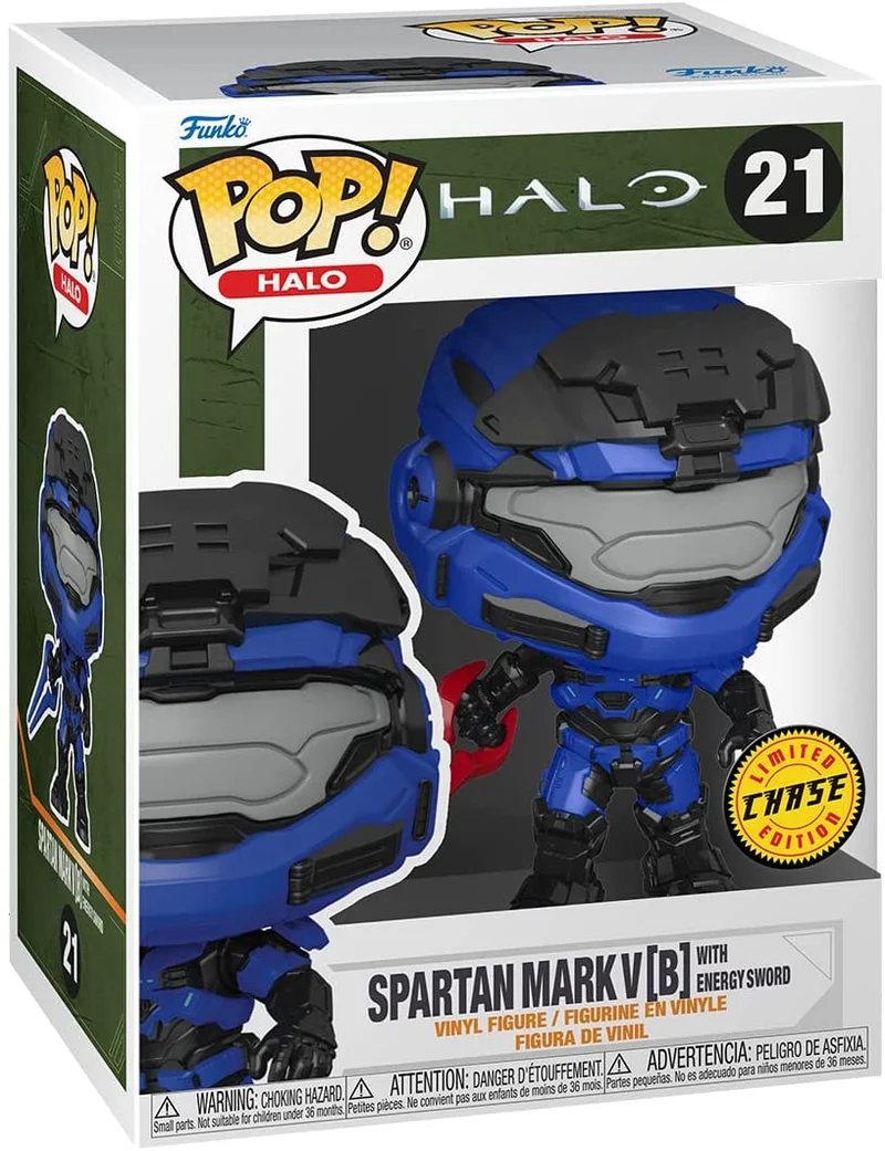 Halo Infinite POP! Games 9 cm Mark V [B] w/Blue -CHASE- PRE-ORDER 04-2022
