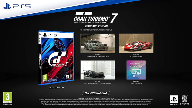 Gran Turismo 7 - Standard Edition - PlayStation 5 Edizione Italiana