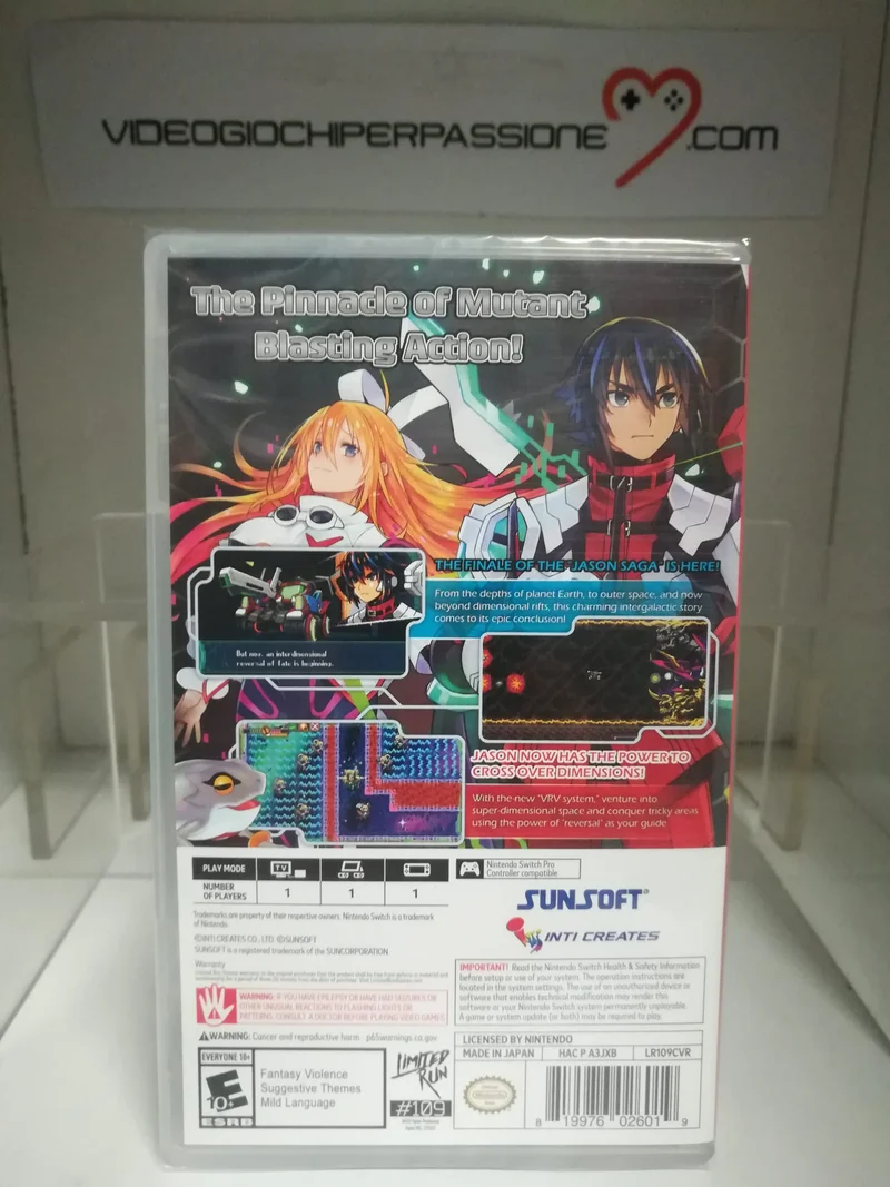Blaster Master Zero 3 Limited Run #109 Nintendo Switch Edizione Americana