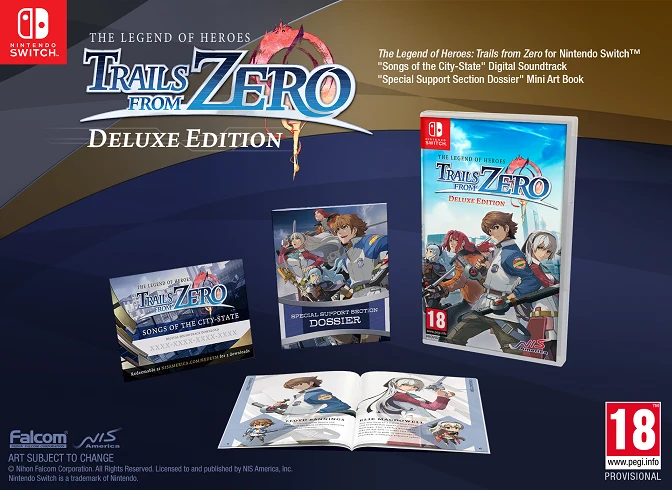 The Legend of Heroes: Trails from Zero Deluxe Edition Nintendo Switch Edizione Europea